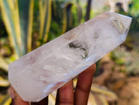 Polished Clear Quartz Crystals x 2 From Madagascar - Toprock Gemstones and Minerals