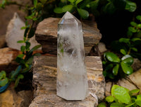 Polished Clear Quartz Crystals x 2 From Madagascar - Toprock Gemstones and Minerals
