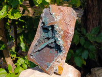 Natural Ball Malachite On Red Dolomite Matrix Specimen x 1 From Likasi, Congo - Toprock Gemstones and Minerals