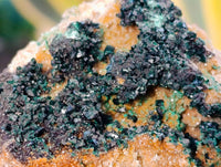 Natural Ball Malachite On Red Dolomite Matrix Specimens x 6 From Likasi, Congo - Toprock Gemstones and Minerals