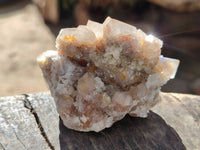 Natural Golden Limonite Coated Spirit Quartz Clusters x 12 From Boekenhouthoek, South Africa - Toprock Gemstones and Minerals