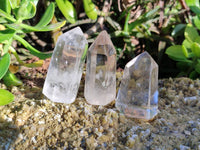 Polished Clear Quartz Crystals x 12 From Madagascar - Toprock Gemstones and Minerals