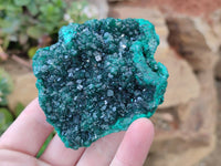 Natural Dioptase on Dolomite Matrix Specimens x 6 From Likasi, Congo - Toprock Gemstones and Minerals