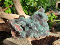 Natural Ball Malachite On Dolomite Matrix Specimens x 2 From Kambove, Congo - Toprock Gemstones and Minerals