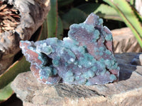 Natural Ball Malachite On Dolomite Matrix Specimens x 2 From Kambove, Congo - Toprock Gemstones and Minerals