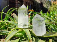 Polished Clear Quartz Crystals x 6 From Madagascar - Toprock Gemstones and Minerals