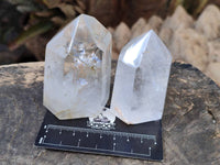 Polished Clear Quartz Crystals x 6 From Madagascar - Toprock Gemstones and Minerals