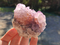 Natural Amethyst Spirit Quartz Clusters x 6 From Boekenhouthoek, South Africa - Toprock Gemstones and Minerals