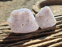 Polished Blue Lace Agate Tumbled Stones x 12 From Nsanje, Malawi - Toprock Gemstones and Minerals