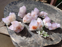 Natural Amethyst Spirit Quartz Clusters x 7 From Boekenhouthoek, South Africa - Toprock Gemstones and Minerals