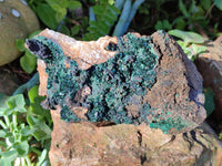 Natural Super Rare Crystalline Malachite Specimens x 2 From Tenke Fungurume, Congo - Toprock Gemstones and Minerals