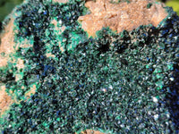 Natural Super Rare Crystalline Malachite Specimens x 2 From Tenke Fungurume, Congo - Toprock Gemstones and Minerals