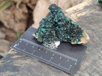Natural Super Rare Crystalline Malachite Specimens x 6 From Tenke Fungurume, Congo - Toprock Gemstones and Minerals