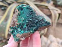 Natural Super Rare Crystalline Malachite Specimens x 6 From Tenke Fungurume, Congo - Toprock Gemstones and Minerals