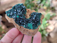 Natural Super Rare Crystalline Malachite Specimens x 6 From Tenke Fungurume, Congo - Toprock Gemstones and Minerals