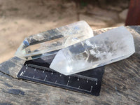 Polished Clear Quartz Crystals x 6 From Madagascar - Toprock Gemstones and Minerals