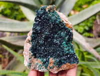 Natural Crystalline Malachite Specimens x 2 From Tenke Fungurume, Congo - Toprock Gemstones and Minerals