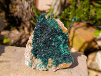 Natural Crystalline Malachite Specimens x 2 From Tenke Fungurume, Congo - Toprock Gemstones and Minerals