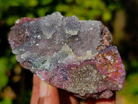 Natural Drusy Salrose With Crystalline Malachite on Dolomite Matrix Specimens x 6 From Congo - Toprock Gemstones and Minerals