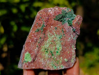 Natural Drusy Salrose With Crystalline Malachite on Dolomite Matrix Specimens x 6 From Congo - Toprock Gemstones and Minerals
