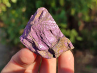 Natural Metallic Purpurite Cobbed Specimens x 12 From Erongo, Namibia - Toprock Gemstones and Minerals