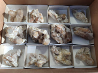 Natural Fairy Spirit Quartz Clusters x 12 From Boekenhouthoek, South Africa - Toprock Gemstones and Minerals