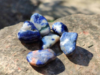 Polished Sodalite Tumbled Stones - Sold Per Kg - From Namibia - Toprock Gemstones and Minerals