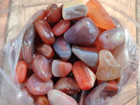 Polished Red Sashe River Agate Tumbled Stones - sold per 1 kg - From Zimbabwe - Toprock Gemstones and Minerals