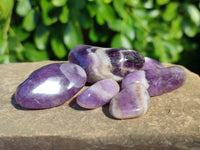 Polished Chevron Amethyst Tumble Stones - Sold per Kg - From Zambia - Toprock Gemstones and Minerals