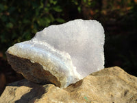 Natural Blue Lace Agate Geode Specimens x 4 From Nsanje, Malawi - Toprock Gemstones and Minerals