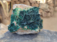 Natural Superb Crystalline Malachite Cabinet Specimens x 2 From Tenke Fungurume, Congo - Toprock Gemstones and Minerals