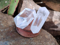 Polished Clear Quartz Crystals x 12 From Madagascar - Toprock Gemstones and Minerals