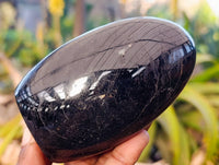 Polished Black Tourmaline Standing Free Form x 4 From Madagascar - Toprock Gemstones and Minerals