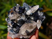 Natural Schorl Black Tourmaline Specimens x 6 From Erongo, Namibia - Toprock Gemstones and Minerals