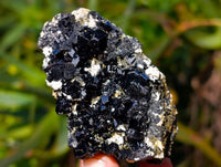 Natural Schorl Black Tourmaline Specimens x 6 From Erongo, Namibia - Toprock Gemstones and Minerals