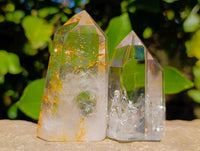 Polished Clear Quartz Crystals x 12 From Madagascar - Toprock Gemstones and Minerals