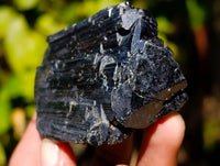 Natural Schorl Black Tourmaline Specimens x 6 From Erongo, Namibia - Toprock Gemstones and Minerals
