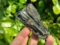 Natural Schorl Black Tourmaline Specimens x 6 From Erongo, Namibia - Toprock Gemstones and Minerals