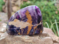 Polished Watermelon Fluorite Free Forms x 6 From Uis, Namibia - Toprock Gemstones and Minerals
