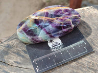 Polished Watermelon Fluorite Free Forms x 12 From Uis, Namibia - Toprock Gemstones and Minerals