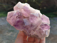 Natural Jacaranda Amethyst Quartz Clusters x 2 From Mumbwa, Zambia - Toprock Gemstones and Minerals