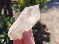 Natural Etched Quartz Crystals and Clusters x 12 From Mpika, Zambia - Toprock Gemstones and Minerals