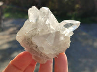 Natural Etched Quartz Crystals and Clusters x 12 From Mpika, Zambia - Toprock Gemstones and Minerals