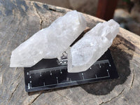 Natural Etched Quartz Crystals and Clusters x 12 From Mpika, Zambia - Toprock Gemstones and Minerals