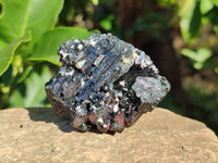 Natural Schorl Black Tourmaline Specimens x 12 From Erongo, Namibia - Toprock Gemstones and Minerals