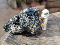 Natural Schorl Black Tourmaline Specimens x 6 From Erongo, Namibia - Toprock Gemstones and Minerals