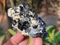 Natural Schorl Black Tourmaline Specimens x 6 From Erongo, Namibia - Toprock Gemstones and Minerals