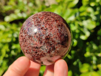Polished Garnet Spheres x 3 From Mahajanga, Madagascar - Toprock Gemstones and Minerals