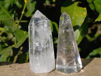 Polished Clear Quartz Crystals x 12 From Madagascar - Toprock Gemstones and Minerals