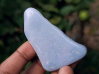 Polished Blue Lace Agate Tumbled Stones x 20 From Malawi - Toprock Gemstones and Minerals